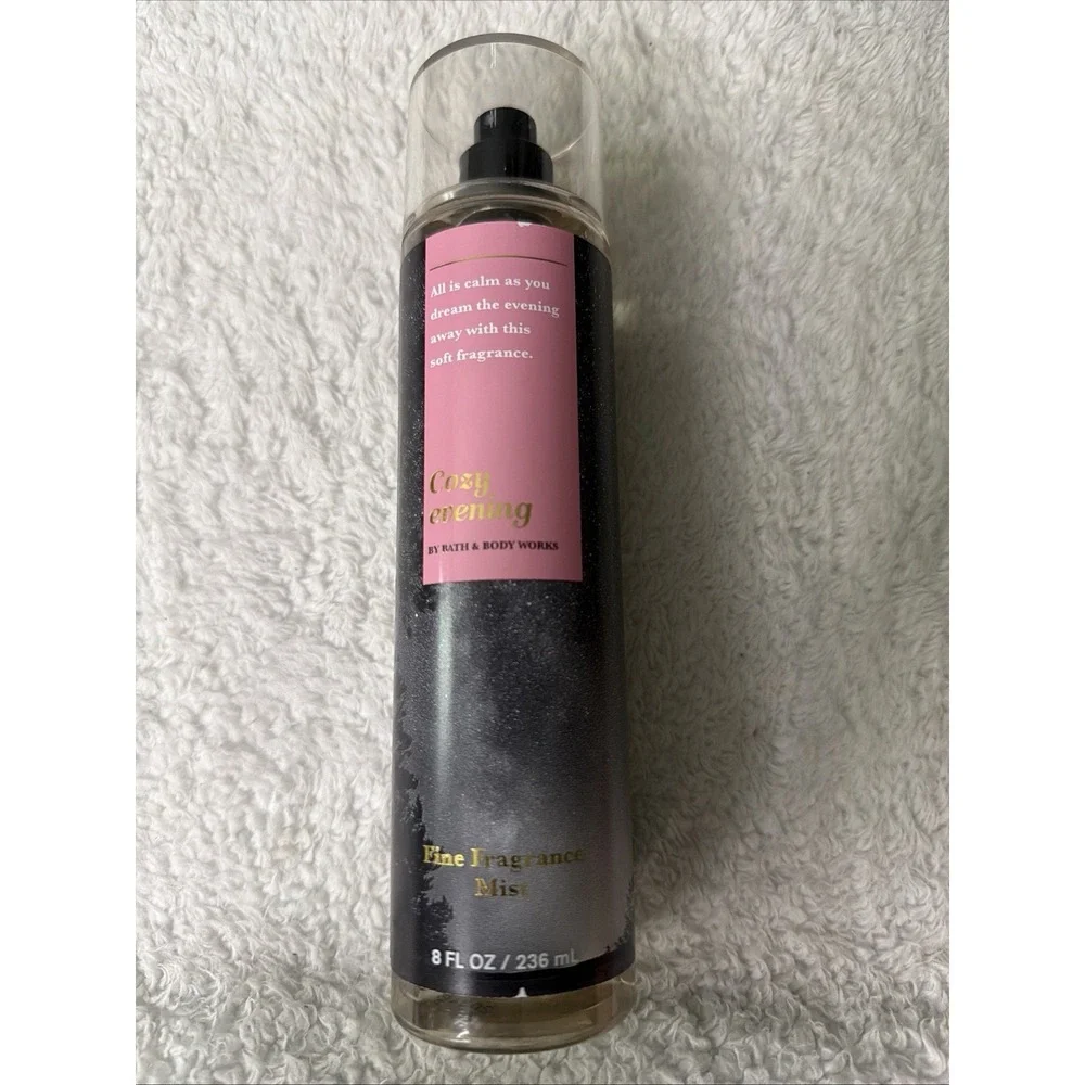 Bath & Body Works COZY EVENING Fine Fragrance Mist Body Spray 8 oz B NIP